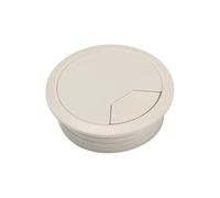 Copricavo Spegnicavo, PC rotondo for casa e ufficio Organizzatore di filetti Tavolo con fori Passacavo for filo Rack stoccaggio for pass(Grey 1pcs)