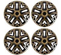 NRM The Best Bicolor Copricerchi 14" Oro-Nero - 4 pezzi