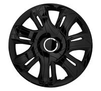 Copricerchi 15 pollici nero lucido set 4 pezzi NRM Supernova