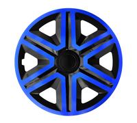 Set di 4 copricerchi Action nero/blu 15 pollici
