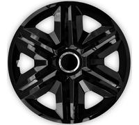 Copricerchi 16 pollici FAST set 4 pezzi nero resistente
