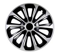 Copricerchi 16 pollici NRM plastica ABS nero argento STRONG DUOCOLOR