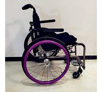 Copricerchi A Spinta Per Sedia A Rotelle Da 24 Pollici, Copertura A Spinta Manuale Per Sedia A Rotelle 1 Paio, Antiscivolo, Resistente All'Usura, Migliora La Presa E La Trazione,B