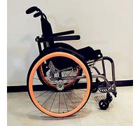 Copricerchi A Spinta Per Sedia A Rotelle Da 24 Pollici, Copertura A Spinta Manuale Per Sedia A Rotelle 1 Paio, Antiscivolo, Resistente All'Usura, Migliora La Presa E La Trazione,D