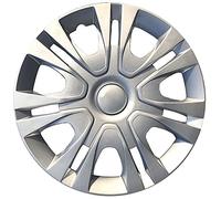 Copricerchi, Accessori for la sostituzione di pneumatici for auto da 14/15 pollici Copertura decorativa universale for personalità(2207 Silver,15 inches)