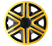 Copricerchi Action Nero/Oro 16 Pollici Set di 4 Pezzi