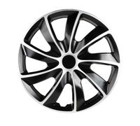 Copricerchi Aero Bicolor 15\", 4 pezzo nero/argento
