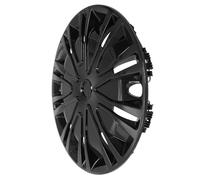 Copricerchi auto neri 14 pollici in PP robusti universali | Montaggio rapido, protezione delle ruote, design elegante, coprimozzi per veicoli, compatibilità ampia