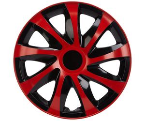 Copricerchi Comprimozzi Nero-Blu 15" DRACO 4 pezzi