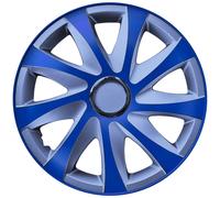 "4× NRM Radkappe DRIFT EXTRA, 16"""", blau/silber"