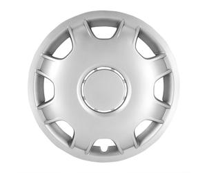 Copricerchi Coprimozzo Per Opel Movano VAN 16 Pollici Argento 4 Pezzi