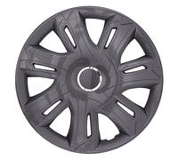 Copricerchi da 16 pollici N-Power in plastica ABS verniciato grafite set da 4
