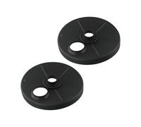 Copricerchi di ricambio per tosaerba | Copertura interna antipolvere per ruota compatibile con 532189403 e 581840401 | Parte in plastica nera, confezione da 2