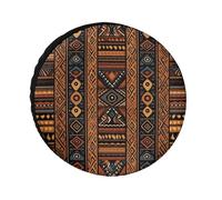 Copricerchi di scorta dal design tradizionale africano, resistente alle intemperie, con diametro di 61 - 36 pollici, impermeabile, universale, per rimorchi, camion, camper, SUV, camper (adatto per