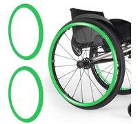 Copricerchi di spinta for sedia a rotelle, 22/24 pollici, 1 paio di copricerchi di spinta for ruota posteriore della sedia a rotelle, copricerchi di spinta antiscivolo e resistente all'usura, copricer