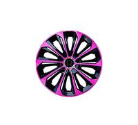Copricerchi extra resistenti rosa, neri 14 pollici, set da 4 pezzi