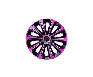 Copricerchi extra resistenti rosa, neri 14 pollici, set da 4 pezzi