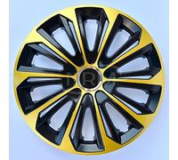 Copricerchi EXTRA Strong nero/oro, set da 4 pezzi