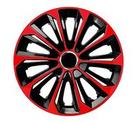 Copricerchi EXTRA Strong nero/rosso, set da 4 pezzi