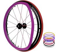Copricerchi for sedia a rotelle, copri-impugnatura for cerchioni for sedia a rotelle da 24 pollici, anelli for sedia a rotelle in silicone, antiscivolo, resistenti all'usura, migliorano la presa e la