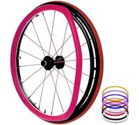 Copricerchi for sedia a rotelle, copricerchi for sedia a rotelle sportiva con ruota posteriore da 24 pollici, in silicone antiscivolo e resistente all'usura, migliorano la presa e la trazione, elegant