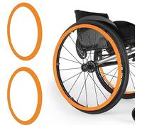 Copricerchi for sedia a rotelle, copricerchi for spinta a mano, impugnature antiscivolo for cerchioni for sedia a rotelle, 1 paio di copricerchi for spinta a mano in silicone for sedia a rotelle, copr