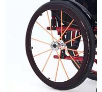 Copricerchi for sedia a rotelle da 24 pollici, copricerchi antiscivolo e resistenti all'usura, copricerchi for sedia a rotelle posteriori, copricerchi di protezione for anello di spinta(Black,1 pair)