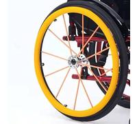 Copricerchi for sedia a rotelle da 24 pollici, copricerchi antiscivolo e resistenti all'usura, copricerchi for sedia a rotelle posteriori, manicotto protettivo, migliora la presa e la trazione, 1 paio