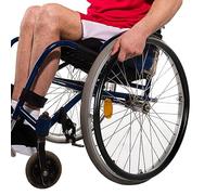 Copricerchi in silicone for sedia a rotelle, for ruote da 22/24 pollici, copriimpugnatura antiscivolo e resistenti all'usura, 2 pezzi(Black,24in)