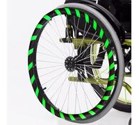 Copricerchi in silicone per sedia a rotelle, per migliorare la presa e la trazione, 1 paio, ideali per sedie a rotelle da 50/56/61 cm