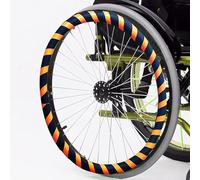 Copricerchi in silicone per sedia a rotelle, per migliorare la presa e la trazione, 1 paio, ideali per sedie a rotelle da 50/56/61 cm