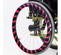 Copricerchi in silicone per sedia a rotelle, per migliorare la presa e la trazione, 1 paio, ideali per sedie a rotelle da 50/56/61 cm