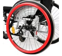 Copricerchi in silicone per sedia a rotelle, per migliorare la presa e la trazione, 1 paio, ideali per sedie a rotelle da 50/56/61 cm