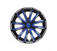 Copricerchi Neri Farad Freewheeling 14 Pollici Inserti Colore Blu Scuro 4 coppe