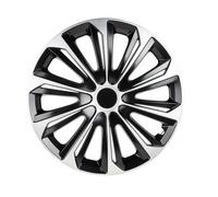 Copricerchi New Racer 14\", 4 pezzo nero/argento