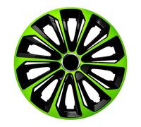 Centurion Set di 4 copricerchi Extra Strong verde/nero 14 pollici