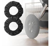 Copricerchi per passeggino, impermeabili, antirumore, antigraffio, in tessuto Oxford, accessori universali per passeggino, 2 pezzi (posteriore da 17 a 20 cm)