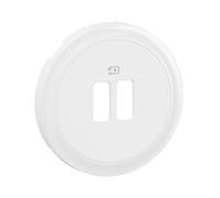 Copricerchi - per presa USB, singolo o doppio, bianco - Legrand celiane cb0154
