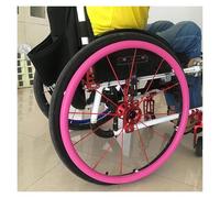 Copricerchi Per Sedia A Rotelle, Copertura for sedia a rotelle sportiva con ruota posteriore da 24 pollici/22 pollici, coperture for cerchioni di spinta for sedia a rotelle(Pink,22inch)