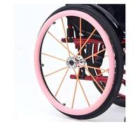 Copricerchi Per Sedia A Rotelle, Copricerchi colorati for sedia a rotelle da 22/24 pollici, manicotto protettivo for sedia a rotelle(Pink,22 inch)