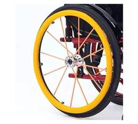 Copricerchi Per Sedia A Rotelle, Copricerchi for sedia a rotelle in silicone da 24 pollici, copricerchi for sedia a rotelle antiscivolo e resistenti all'usura(Yellow,24inch)