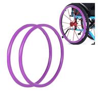 Copricerchi Per Sedia A Rotelle, Copriruota posteriore for sedia a rotelle sportiva da 22/24 pollici(Purple,22inch)