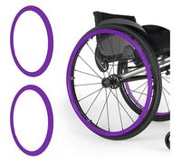 Copricerchi Per Sedia A Rotelle, Impugnature for cerchioni di spinta for sedia a rotelle antiscivolo da 24 pollici, 1 paio di coperture in silicone for sedia a rotelle, coperture for impugnature for r