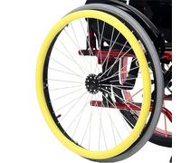 Copricerchi per sedie a rotelle, in silicone, antiscivolo, per ruote da 22/24", accessori protettivi per ruote posteriori per una migliore presa e trazione