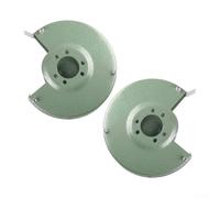 Copricerchi per smerigliatrice da banco da 15,2 cm, con protezioni di sicurezza interne ed esterne per smerigliatrici tipo 150, lato sinistro e destro, colore verde