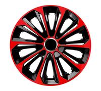 Copricerchi EXTRA Strong nero/rosso, set da 4 pezzi