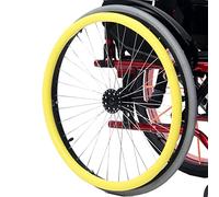 Copricerchi Sedia rotelle 24 Pollici, Antiscivolo, Resistenti all'Usura, copricerchi Sedia rotelle, Manicotto Protettivo la Spinta Mano Sedia rotelle Migliorare la Presa la trazione