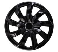 Copricerchi STIG nero, 17 pollici, set da 4 pezzi