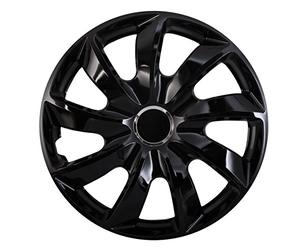 Copricerchi Universali Stig Nero 16", Set 4 Pezzi