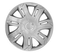 NRM Copricerchi Supernova Coprimozzi Set completo 4 elementi (Argento laccato, 14")